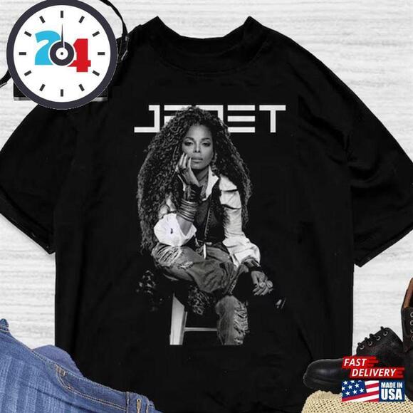 Tops - Janet Jackson T-Shirt Shirt Fan Gifts Together Again Tour  Unisex Classic